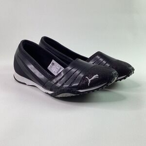 Puma Womens Ballet Flats Sporty Asha Alt Mesh Slip On Shoes Loafer 360184 Sz 7.5
